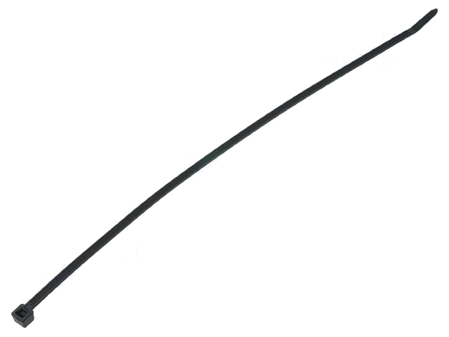 Kabelbinder; L: 300mm; W: 4,7mm; polyamide; 355N; zwart; Ømax: 85mm Kabelbinder; L: 300mm; W: 4,7mm; polyamide; 355N; zwart; Ømax: 85mm
